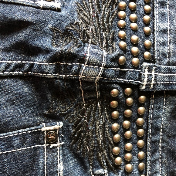 Rock and roll cowgirl Houston Texans shorts - Picture 7 of 9